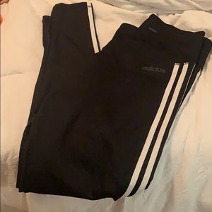 NWOT adidas Womens Striped. Climalite Leggings